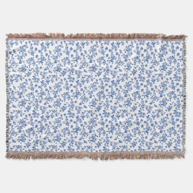 Flowers May Beckon Towards Us Throw Blanket (Front)