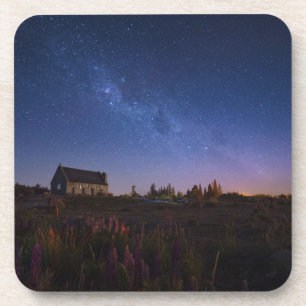 Flowers Milky Way New Zealand Coaster