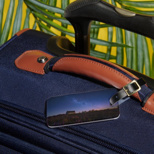 Flowers | Milky Way New Zealand Luggage Tag (Front Insitu 3)