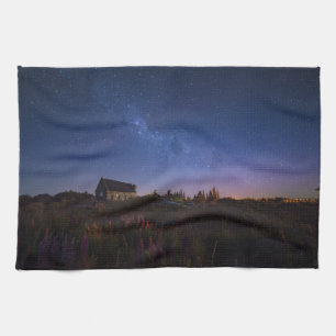 Flowers   Milky Way New Zealand Tea Towel