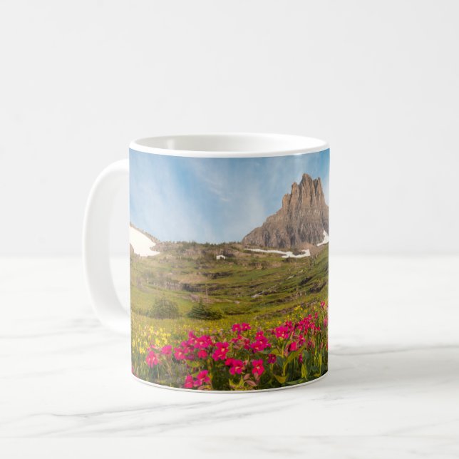 Flowers | Montana's Glacier National Park Coffee Mug (Front Left)