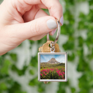 Flowers Montana's Glacier National Park Key Ring