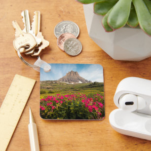 Flowers Montana's Glacier National Park Key Ring