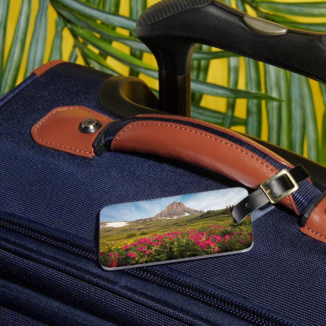 Flowers | Montana's Glacier National Park Luggage Tag (Front Insitu 3)