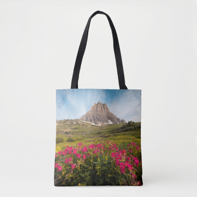 Flowers | Montana's Glacier National Park Tote Bag (Front)