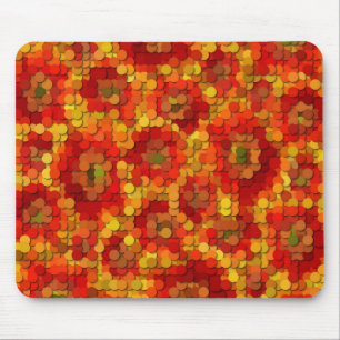Flowers Mosaic Mouse Mat