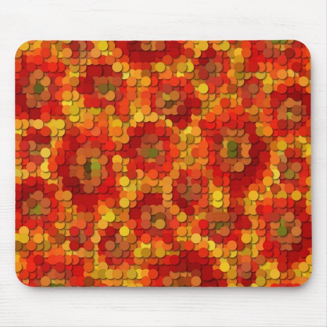 Flowers Mosaic Mouse Mat (Front)