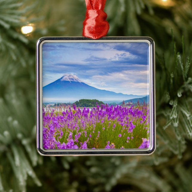 Flowers | Mount Fugi Japan Metal Tree Decoration (Tree)