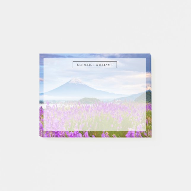 Flowers | Mount Fugi Japan Post-it Notes (Front)
