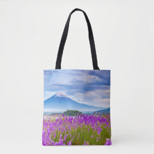 Flowers   Mount Fugi Japan Tote Bag