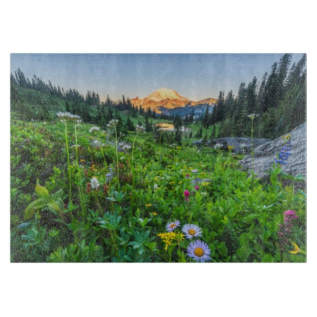 Flowers | Mount Rainier National Park Cutting Board (Front)