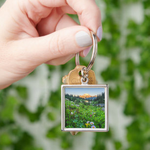 Flowers   Mount Rainier National Park Key Ring