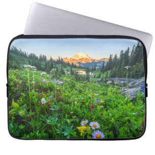 Flowers   Mount Rainier National Park Laptop Sleeve