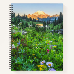 Flowers Mount Rainier National Park Notebook