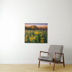 Flowers   Mountain Meadow Crested Butte Colorado Tapestry
