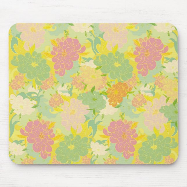 Flowers Mouse Mat (Front)