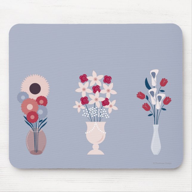 Flowers Mouse Mat (Front)