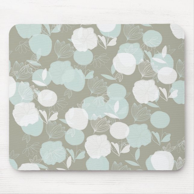 Flowers Mouse Mat (Front)