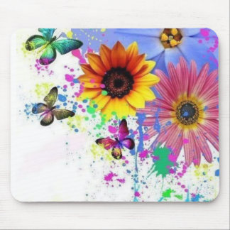 flowers mouse mat