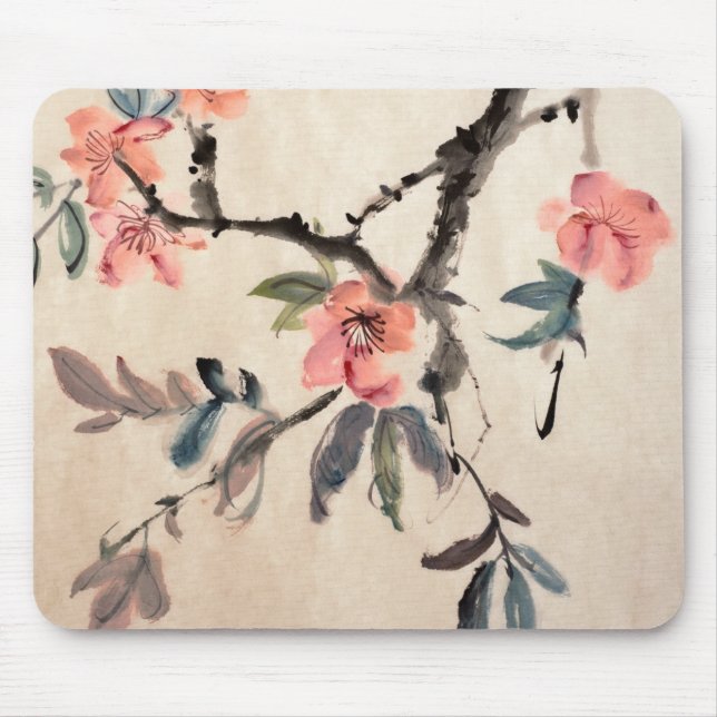 Flowers Mouse Mat (Front)
