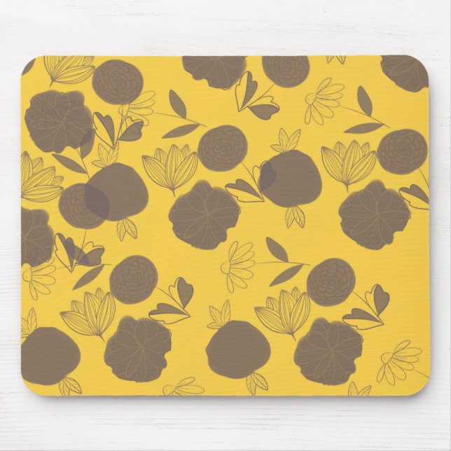 Flowers Mouse Mat (Front)