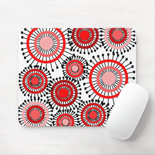 Flowers  mouse mat (With Mouse)