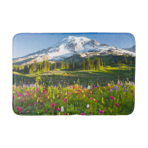 Flowers   Mt. Rainier Wildflowers Bath Mat