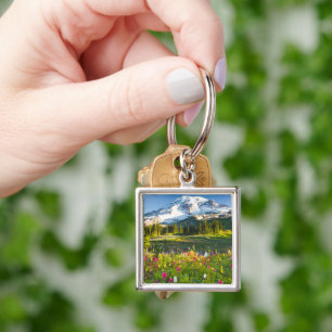 Flowers Mt. Rainier Wildflowers Key Ring