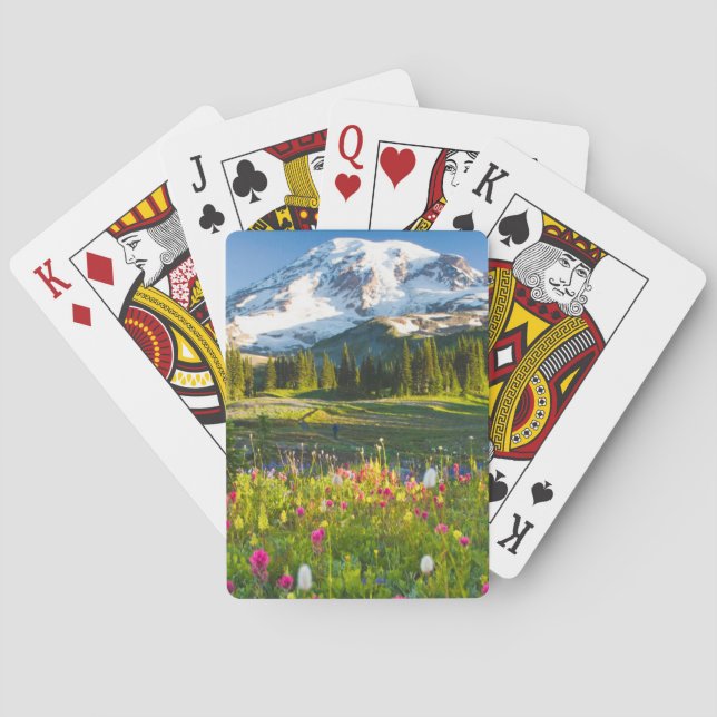 Flowers | Mt. Rainier Wildflowers Playing Cards (Back)
