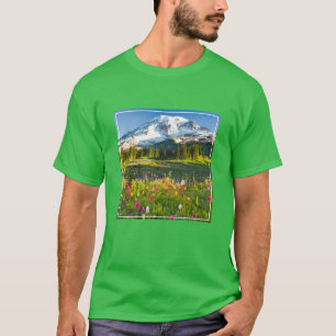 Flowers Mt. Rainier Wildflowers T-Shirt
