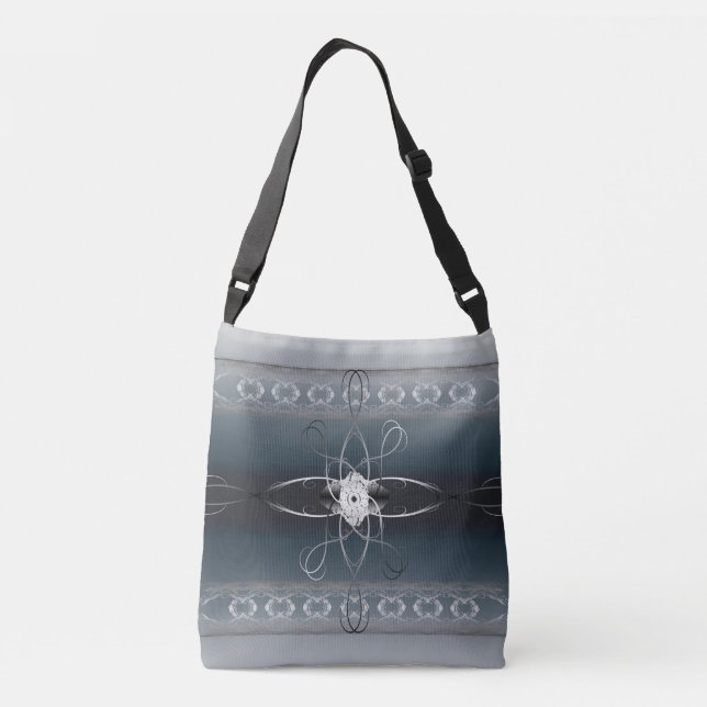 Flowers n Vines Crossbody Bag (Back)