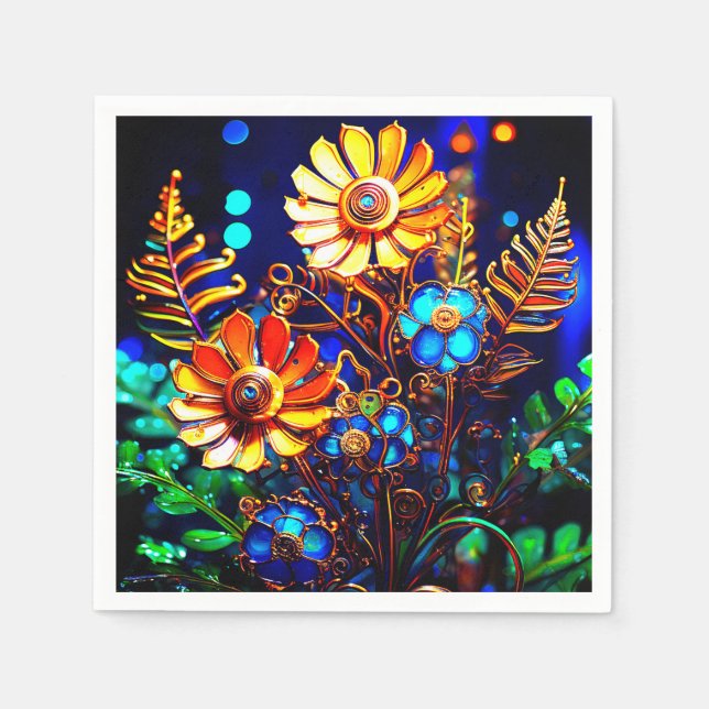 Flowers Napkin (Front)