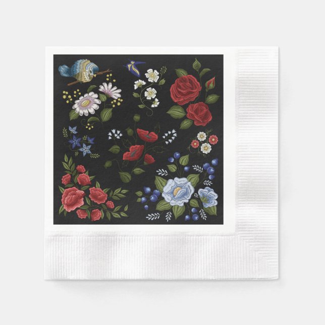 Flowers Napkin (Front)