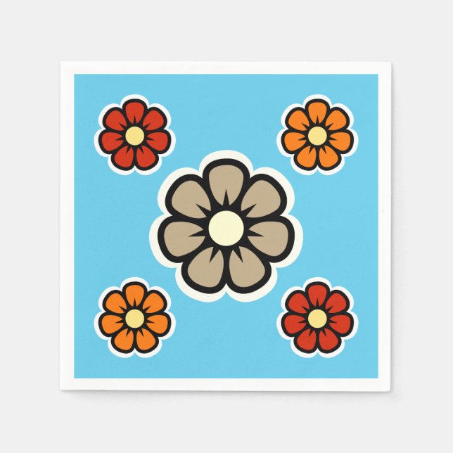 Flowers Napkin (Front)