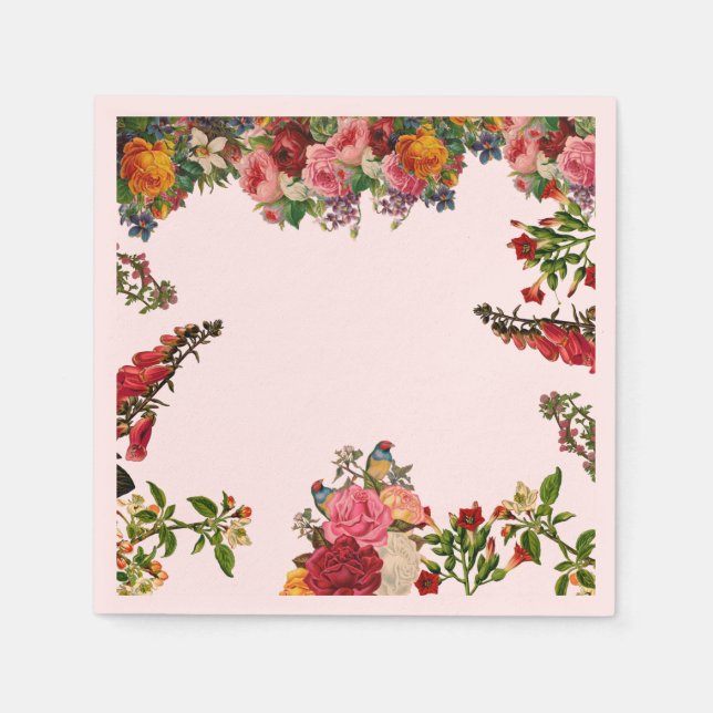 Flowers Napkin (Front)