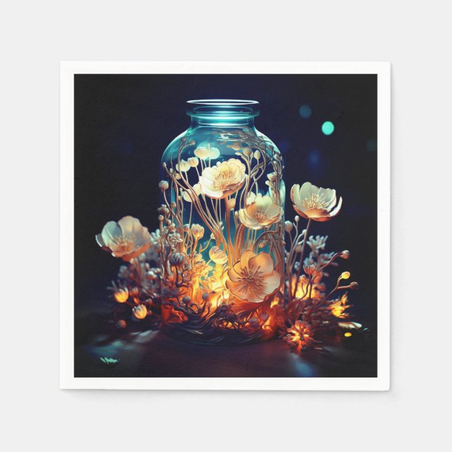 Flowers Napkin (Front)