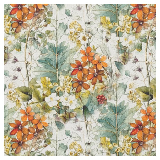 Flowers nature art  fabric (Close Up)