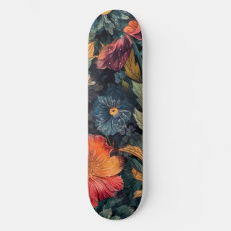 Flowers nature art  skateboard