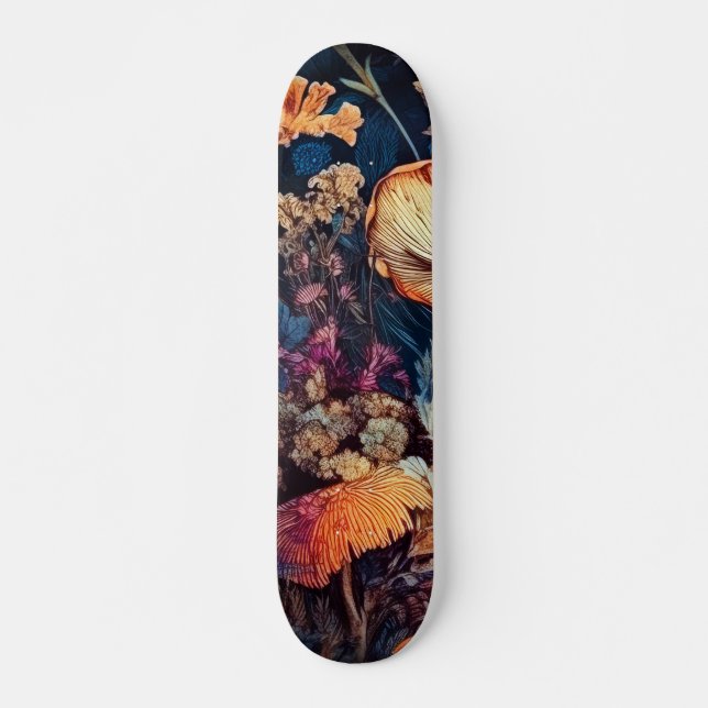 Flowers nature art  skateboard (Front)