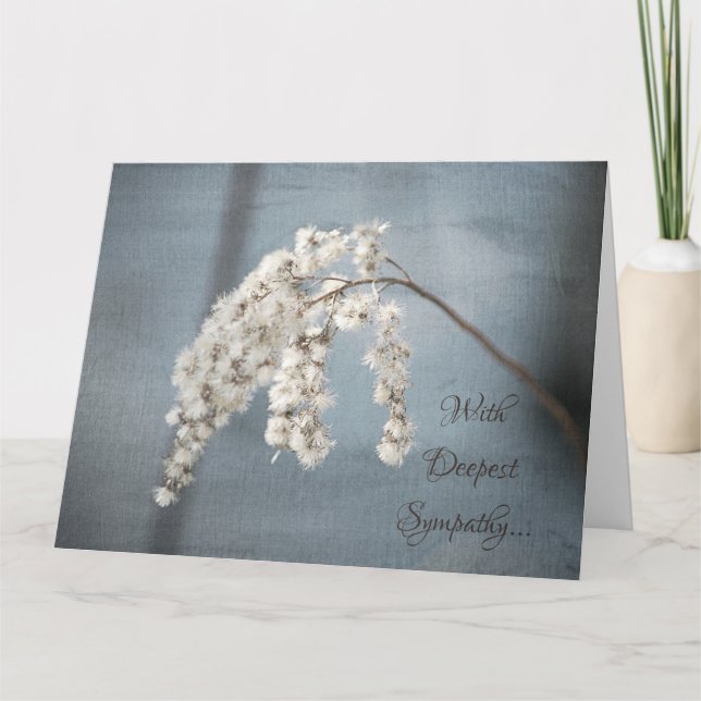 Flowers Nature Photography Flower Sympathy Big Card (Front)