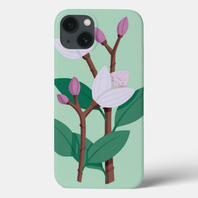  Flowers Nature Purple Flowers Spring Flora Case-Mate iPhone Case (Back)