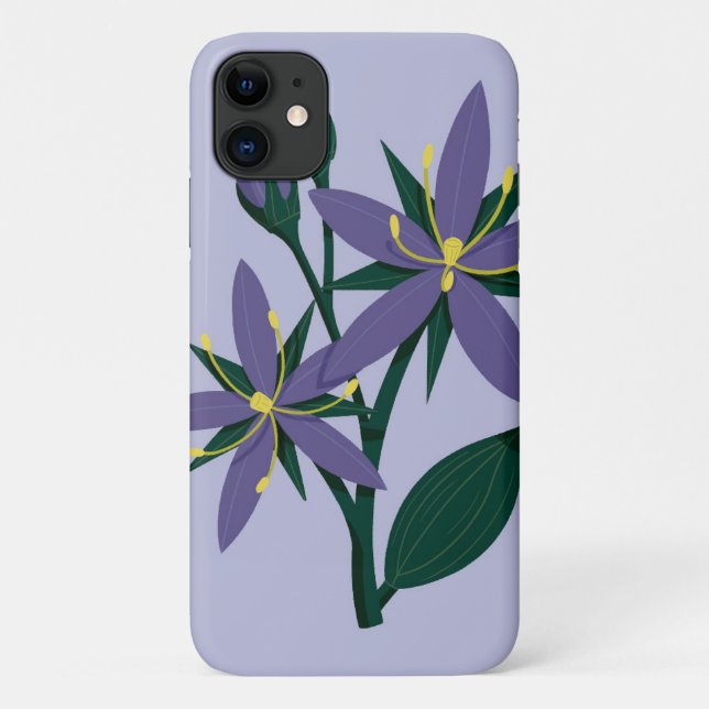 Flowers Nature Purple Flowers Spring Flora Case-Mate iPhone Case (Back)