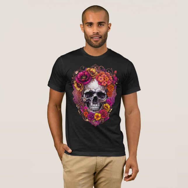 FLOWERS NEVER DIE T-Shirt (Front Full)