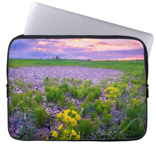 Flowers   North Dakota Red River Valley Laptop Sleeve