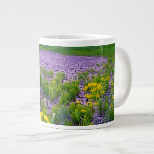Flowers North Dakota Red River Valley Large Coffee Mug