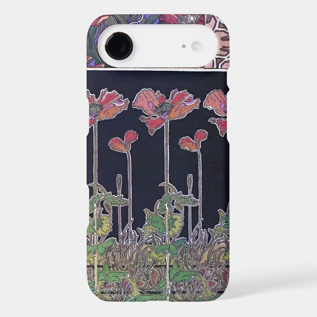 Flowers of Art Nouveau Style, Mucha Case-Mate iPhone Case (Back)