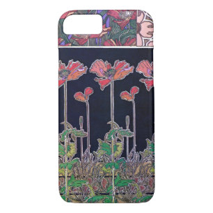 Flowers of Art Nouveau Style, Mucha iPhone 8/7 Case