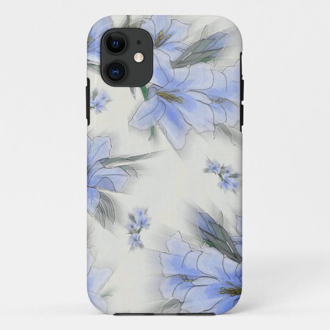 Flowers of Blue Case-Mate iPhone Case (Back)