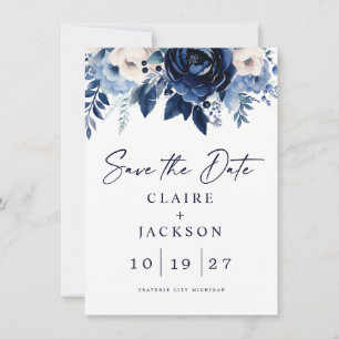 Flowers of Blue Save The Date