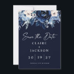 Flowers of Blue Save The Date<br><div class="desc">Flowers of Blue Save the Date</div>
